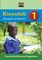Kiswahili 1. Mwongozo wa Mwalimu