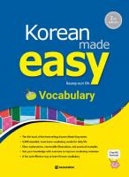 Korean made easy Vocabulary [2 ed.]