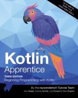 Kotlin Apprentice