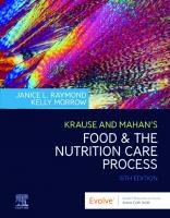 Krause and Mahan's Food & the Nutrition Care Process, 15e [15 ed.]
 0323636551, 9780323636551