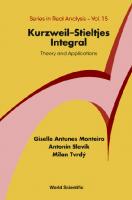 Kurzweil-Stieltjes Integral: Theory and Applications (Real Analysis)
 9789814641777, 9814641774