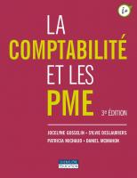 La comptabilité et les PME [3e édition. ed.]
 9782765055396, 2765055394