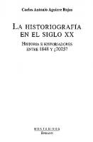 La Historiografa En El Siglo Xx