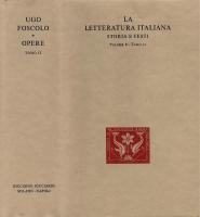 La letteratura italiana. Storia e testi. Opere [Vol. 51.2]