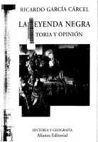 La Leyenda Negra. Historia y Opinión
 8420629355