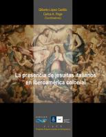 La presencia de jesuitas italianos en Iberoamérica colonial
 9789871498994