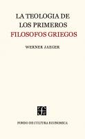 La teología de los primeros filósofos griegos
