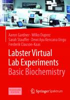 Labster Virtual Lab Experiments: Basic Biochemistry [1st ed.]
 978-3-662-58498-9;978-3-662-58499-6