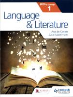 Language and Literature for the IB MYP 1
 9781471880735