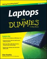 Laptops For Dummies [6th Edition]
 9781119041801,  9781119041825,  9781119041818