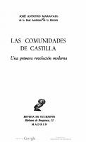 Las Comunidades de Castilla. Una primera revolución moderna. [1ª ed.]