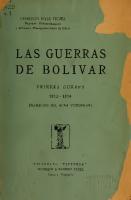 Las guerras de Bolivar