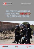 Las protestas violentas en el Perú y su impacto en el personal policial