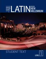 Latin for the New Millennium: Student Text (Latin Edition) (Latin and English Edition) [Stu Blg ed.]
 0865165602, 9780865165601