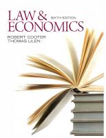 Law and Economics (Pearson Series in Economics) [6 ed.]
 0132540657, 9780132540650