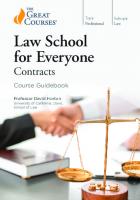 Law School for Everyone: Contracts [2015]