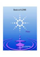 LCMS-Basics of LC-MS