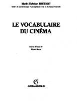 Le Vocabulaire Du Cinema
 2200341067, 9782200341060