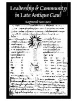Leadership and community in late antique Gaul
 9780520078956