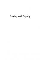 Leading with Dignity: How to Create a Culture That Brings Out the Best in People
 9780300240856