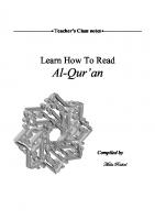 Learn How To Read Al-Qur'an