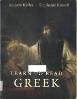 Learn to Read Greek: Textbook, Part 2
 0300115903, 9780300115901