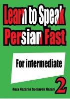 Learn to Speak Farsi (Persian) Fast - 2 (Intermediate)
 1539046753, 9781539046752