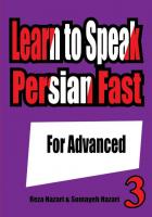 Learn to Speak Farsi (Persian) Fast (Advanced)
 1539112454, 9781539112457