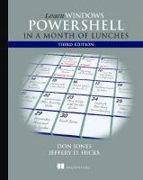 Learn Windows PowerShell in a Month of Lunches [3 ed.]
 9781617294167, 1617294160