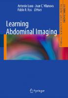 Learning Abdominal Imaging.
 9783540880028, 354088002X