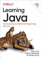 Learning Java - An Introduction to Real-World Programming with Java [5 ed.]