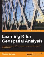 Learning R for Geospatial Analysis
 1783984368, 9781783984367