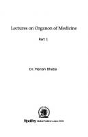 Lectures on Organon of Medicine volume 1 [volume 1]