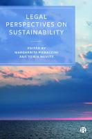 Legal Perspectives on Sustainability
 9781529201017
