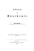 Lehrbuch der Zoochemie [Reprint 2019 ed.]
 9783111458809, 9783111091518