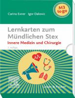 Lernkarten zum Mündlichen Stex: Innere Medizin und Chirurgie
 9783437055874