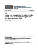 Lesbian Body Dissatisfaction: The Roles of Gender Identity, Body-Gender Identity Incongruence, and Internalized Appearance Ideals