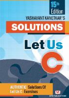 Let us c solutions [15 ed.]
 9788183331777