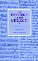 Letters (Fathers of the Church)
 9780813201146, 0813201144