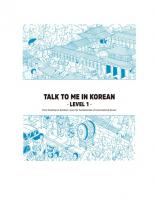 Level 1 Korean Grammar Textbook
