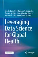 Leveraging Data Science for Global Health [1st ed.]
 9783030479930, 9783030479947