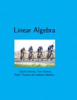 Linear Algebra
 1530903866, 9781530903863