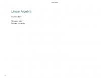 Linear Algebra [4 ed.]
 9781269431460