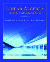 Linear algebra and its applications [5. ed]
 9780321982384, 032198238X, 9781292092249, 1292092246