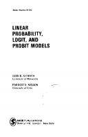Linear Probability, Logit, and Probit Models
 0803921330, 9780803921337