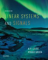 Linear systems and signals [Third edition]
 9780190200176, 0190200170