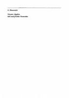 Lineare Algebra und analytische Geometrie [Reprint 2021 ed.]
 9783112470947, 9783112470930