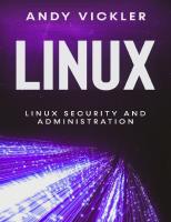 Linux: Linux Security and Administration