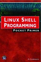 Linux Shell Programming Pocket Primer
 9781683926214, 1683926218