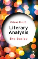 Literary Analysis: The Basics
 0415747104,  9780415747103